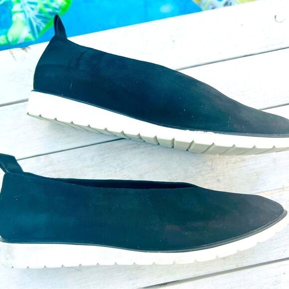 Eileen Fisher Humor Nubuck Sporty Ballet Flats Size 9* - Picture 5 of 11